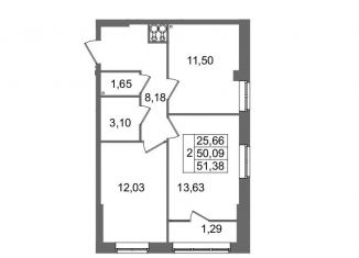 Продажа 2-ком. квартиры, 51.4 м2, Волгоградская область, Логовская улица