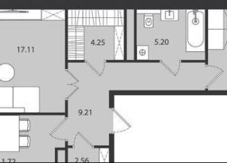 Продам 2-ком. квартиру, 67.2 м2, Архангельск