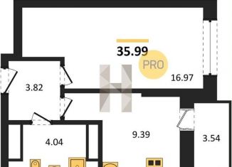 Продается 1-комнатная квартира, 36 м2, Ростов-на-Дону, Октябрьский район