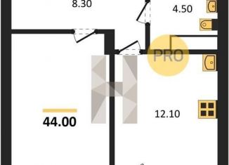 Продается однокомнатная квартира, 44 м2, Воронеж, бульвар Содружества, 1