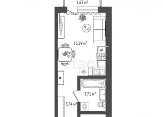 Продаю квартиру студию, 22.3 м2, Тюмень, Калининский округ