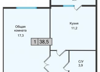 Продаю 4-ком. квартиру, 38.5 м2, Железноводск