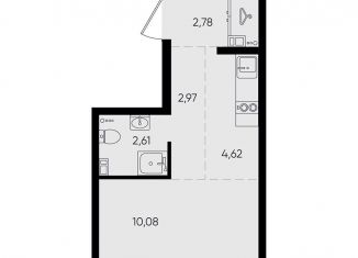 Продаю 1-комнатную квартиру, 23.1 м2, Иркутская область