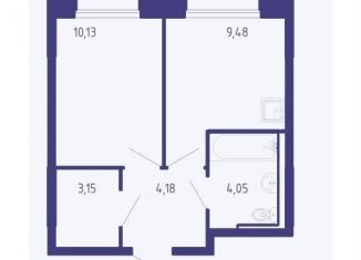 Продажа 1-ком. квартиры, 31 м2, Тюменская область, жилой комплекс Чаркова 72, 2.2