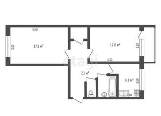 Продам 2-комнатную квартиру, 48.2 м2, Крым, улица Крымских Партизан, 9