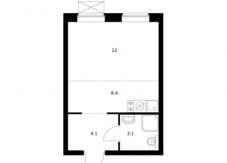 Продается квартира студия, 25.6 м2, Екатеринбург, метро Чкаловская, жилой комплекс Исеть Парк, 6