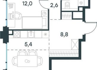 Продам 2-ком. квартиру, 71.7 м2, Москва, ЦАО