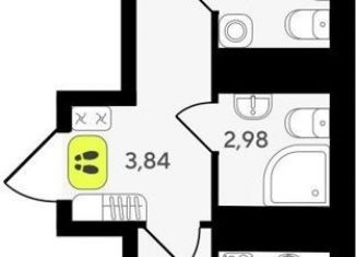 Продается однокомнатная квартира, 44.7 м2, Тюмень, Центральный округ