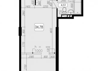 Продается 1-комнатная квартира, 34.8 м2, Владивосток, Верхняя улица, 20