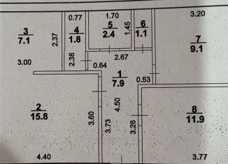 Продаю трехкомнатную квартиру, 60 м2, Стерлитамак, улица Чехова, 1