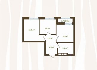 Продаю двухкомнатную квартиру, 42.5 м2, Новокузнецк, улица Зорге, 17