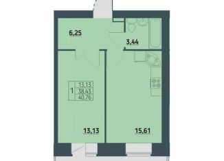Продаю 1-ком. квартиру, 40.8 м2, Красноярский край, улица Светлова, 13