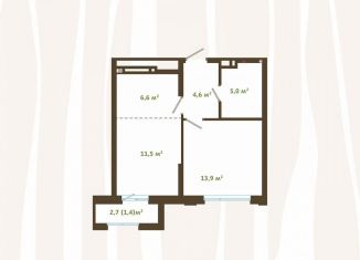 Продается 2-ком. квартира, 43 м2, Новокузнецк, улица Зорге, 17