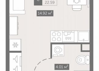 Продаю квартиру студию, 22.6 м2, Санкт-Петербург