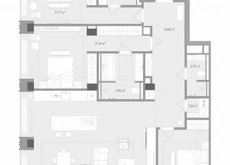 3-комнатная квартира на продажу, 148.1 м2, Москва, Садовая-Сухаревская улица, 14с1, Садовая-Сухаревская улица