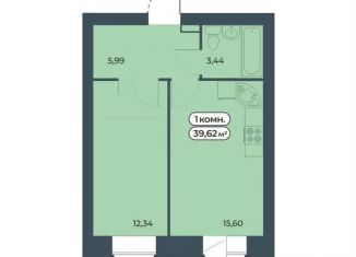 Продается однокомнатная квартира, 39.6 м2, Красноярский край, улица Светлова, 13