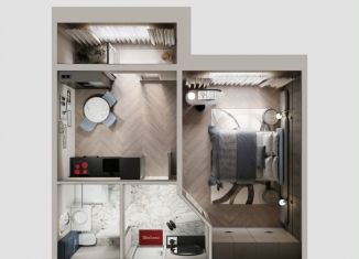 Однокомнатная квартира на продажу, 39.6 м2, Курская область