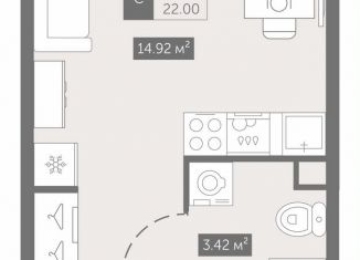 Продажа квартиры студии, 22 м2, Санкт-Петербург