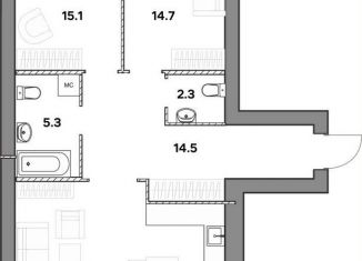 Продам 2-ком. квартиру, 85.3 м2, Ярославль, улица Шевелюха, 128