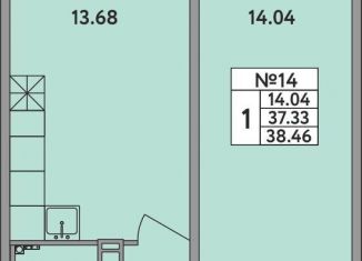 Продам 1-ком. квартиру, 37.3 м2, деревня Новое Девяткино, Главная улица, 2