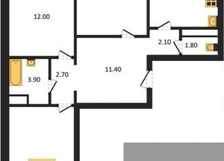 3-ком. квартира на продажу, 80.5 м2, Воронеж