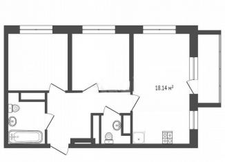 Продаю 2-комнатную квартиру, 51.5 м2, Тюмень, улица Фармана Салманова, 23