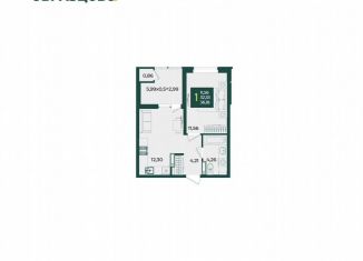 Продаю 1-комнатную квартиру, 36.2 м2, Краснодар, микрорайон Образцово