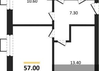 Продам 2-комнатную квартиру, 57 м2, Воронеж, улица Пескова, 10
