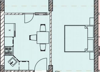1-комнатная квартира на продажу, 46.2 м2, Чечня, проспект В.В. Путина, 2