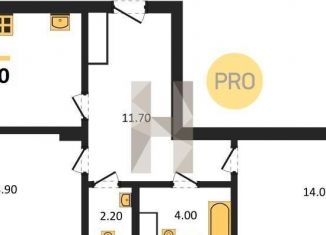 Продаю двухкомнатную квартиру, 64.7 м2, Воронеж