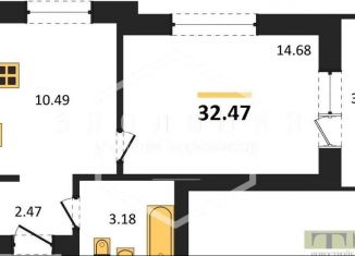 Продаю 1-ком. квартиру, 32.5 м2, Калининград