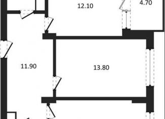 Продается двухкомнатная квартира, 61.6 м2, Воронеж
