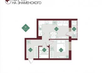 Продам 1-ком. квартиру, 56.8 м2, Тобольск, микрорайон 3Б, 6Бк2
