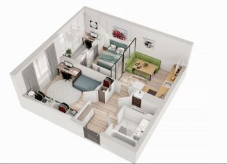 Продается 2-ком. квартира, 53 м2, Санкт-Петербург, улица Лермонтова, 15к2