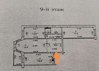 Сдается 3-ком. квартира, 71 м2, Орёл, улица 5-й Орловской Стрелковой Дивизии, 4