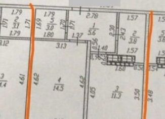 Продаю однокомнатную квартиру, 41.7 м2, Чебоксары, Ярмарочная улица, 19к2