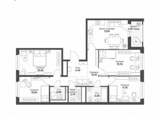 Продажа 4-комнатной квартиры, 100 м2, Екатеринбург, Золотистый бульвар, 19