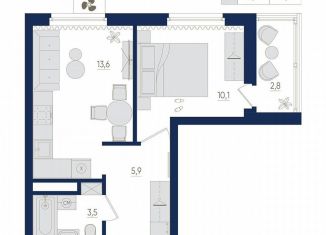 Продам однокомнатную квартиру, 34.5 м2, Республика Башкортостан