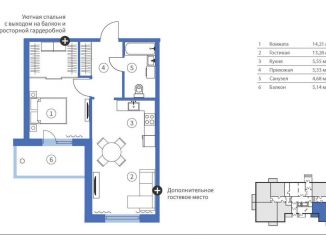 Продам 2-ком. квартиру, 48.2 м2, Карелия