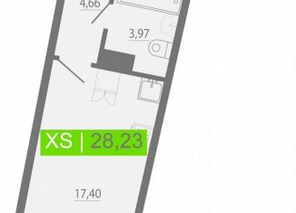 Квартира на продажу студия, 28.2 м2, Мурино