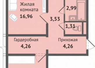 Продаю 2-ком. квартиру, 65.2 м2, деревня Аркасы, Изумрудная улица, 1