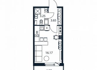 Продается квартира студия, 22.7 м2, Мурино, Романовская улица, 9