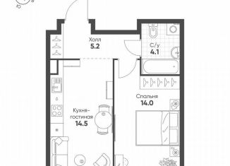 Продаю 1-комнатную квартиру, 37.8 м2, Москва, метро ЗИЛ, 4-я очередь, к2.6