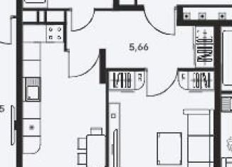 Продается 1-комнатная квартира, 37.1 м2, Ростов-на-Дону, улица Нансена, 103/1/5, Октябрьский район