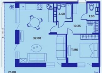Продажа 2-ком. квартиры, 82.5 м2, Брянск, Советская улица, 122
