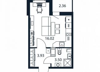 Продам квартиру студию, 23 м2, Мурино, Романовская улица, 9