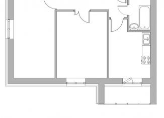 Продам 2-комнатную квартиру, 53.6 м2, деревня Куюки, ЖК Новые Куюки, Молодёжная улица