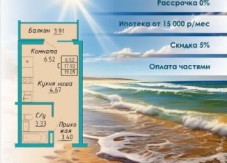 Квартира на продажу студия, 19.1 м2, Судак, улица Айвазовского, 4/1
