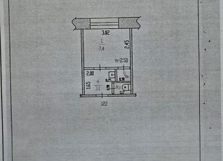 1-ком. квартира на продажу, 12.1 м2, Барнаул, 1-я Западная улица, 17А