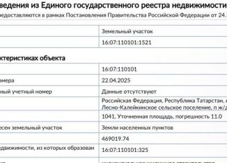 Участок на продажу, 10.4 сот., поселок железнодорожной станции Калейкино